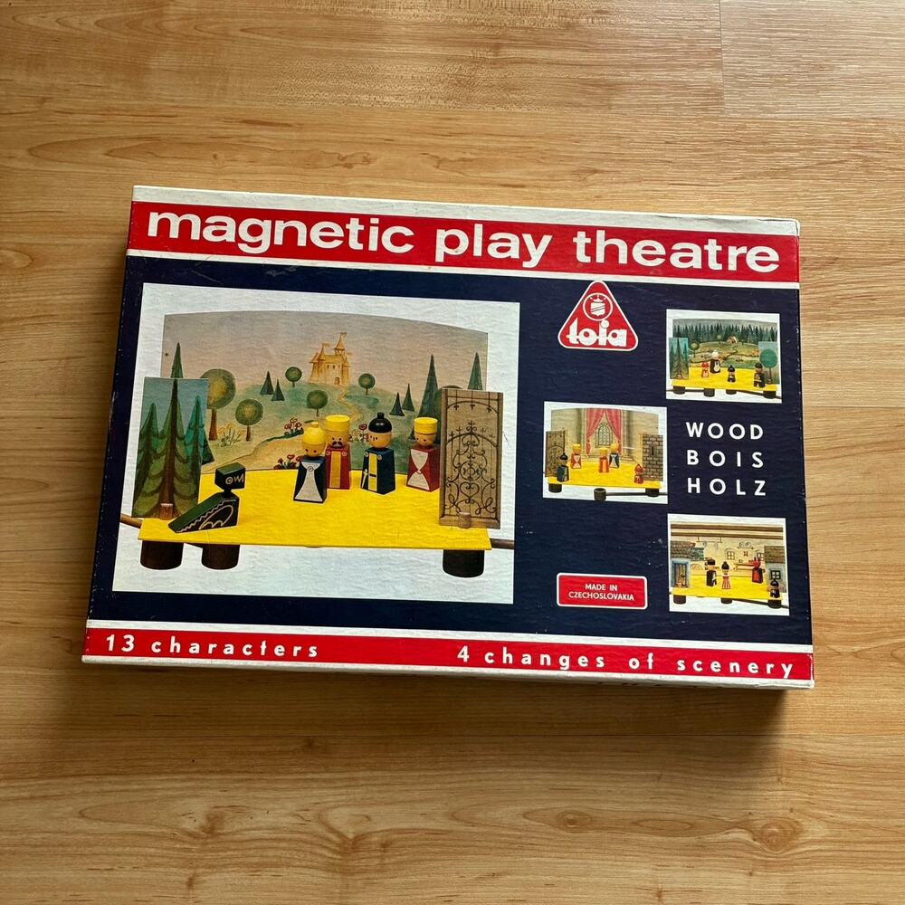 Vintage Toia Magnetic Play Theatre